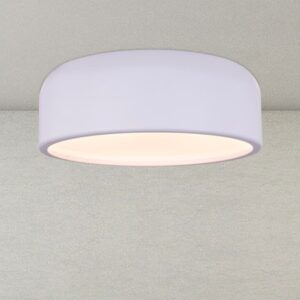 Artistic (14", White, Smart LED) Ceiling Light (3 Smart LED Bulbs Included)