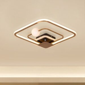 14" Artistic Khakhi Smart LED Ceiling Light (3 Smart LED bulbs included)