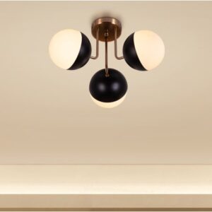 White Diamond (Gold, Double) Ceiling Light