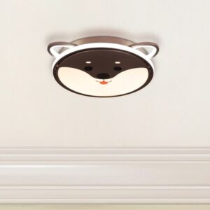 Baloo The Bear (Brown, Built-In LED with Remote Control) Kid's Room Ceiling Light
