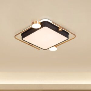 Middle Of Never (Gold, Dimmable LED with Remote Control) Ceiling Light