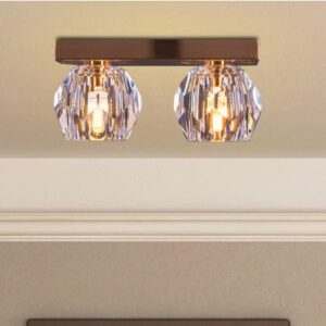 Evening Glow (Large, Gold, 3 Colour Dimmable LED with Remote Control) Ceiling Light