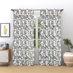 Haruna Curtain (Blue) - Set Of Two