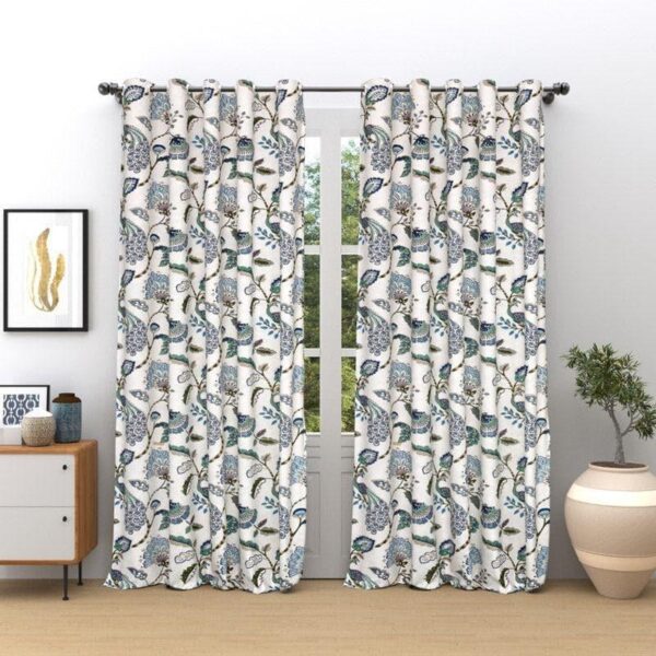Haruna Curtain (Blue) - Set Of Two