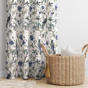 Koel Charm Single Curtain - Blue
