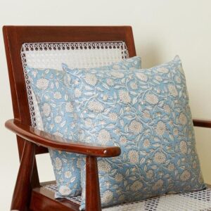 Merriana Cushion Cover (Blue) - Set Of Two