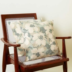 White Lotus Cushion Cover - Set Of Two