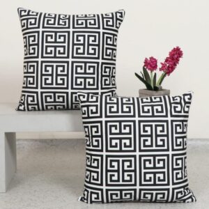 Floro Grid Cushion Cover - Set Of Two