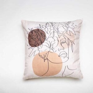 Gardenia Printed Cushion Cover