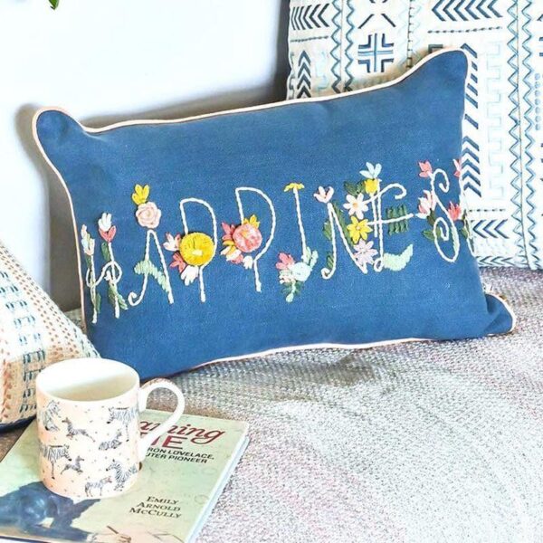Happiness Cushion Cover- Secret Trellis Collection