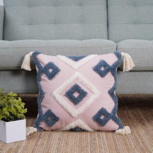 Indigo Diamond Cushion Cover