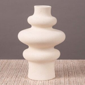 Underground City (Large, Beige) Ceramic Vase