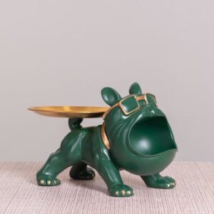 Fact Check (Green, Gold) Home Decor Tray