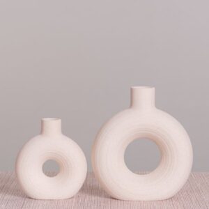 I Am Enough (Off-White) Ceramic Vases