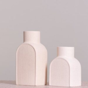 I Am Here (Off-White) Ceramic Vases