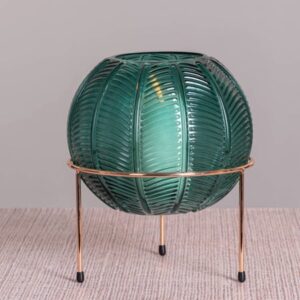 Worth It (Large, Green) Glass Candle Holder