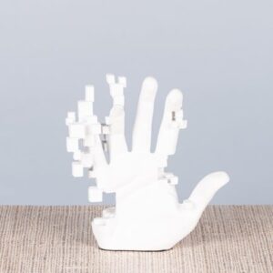 Unlocked (Small, White) Resin Home Decor