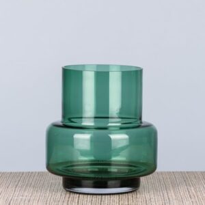 Our Own Party (Stout, Green) Clear Glass Vase