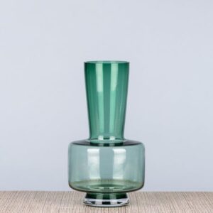 Our Own Party (Long, Green) Clear Glass Vase