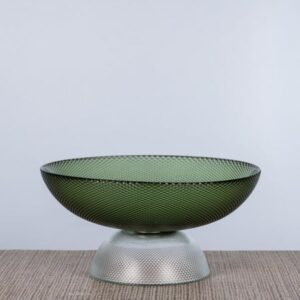 Party Vibe (Green) Textured Glass Home Decor Tray