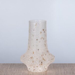 Snow Snob (Small) Textured Glass Vase