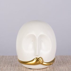 Sweet Nothings (White / Gold) Ceramic Home Decor