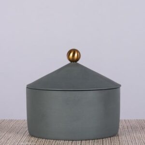 Count of Monte Cristo (Grey) Ceramic Scented Jar Candle
