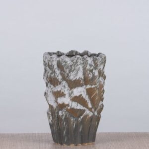 Winter Wanderer (White / Dark Grey) Ceramic Planter