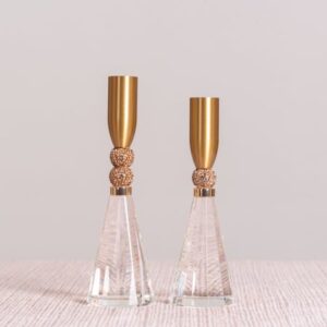 Guiding Light (Gold) Candle Holders