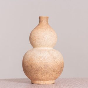 Rare Rainbows (Beige) Textured Ceramic Vase