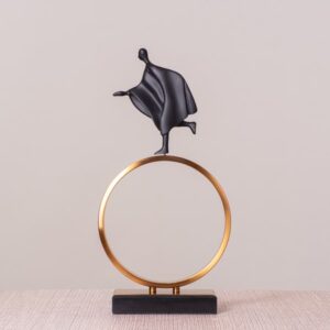 Party?s Over (Black/Gold) Marble Home Decor