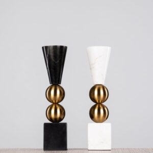 Glow Getter (Double) Marble Candle Holders