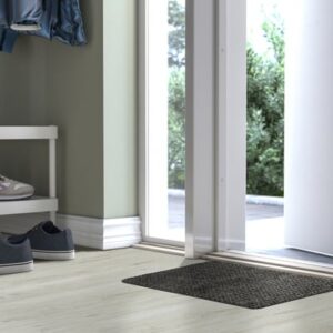 Door mat, grey, 38x58 cm (1 ' 3 "x1 ' 11 ")