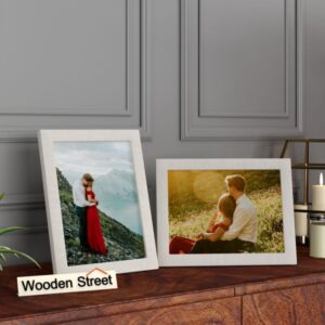 Amour Photo Frame Set of Two (White)