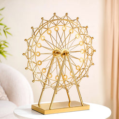 Rotating Ferris Wheel Large Metal Showpiece
