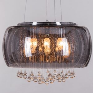Enamoured (Smokey Grey, Waterdrop) Crystal Chandeliers