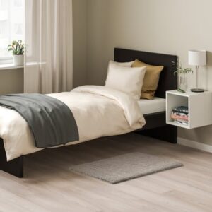 Rug, high pile, beige, 60x90 cm (2 ' 0 "x2 ' 11 ")