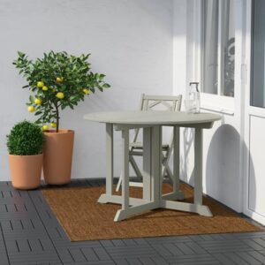 Rug flatwoven, in/outdoor, medium brown, 133x195 cm (4 ' 4 "x6 ' 5 ")