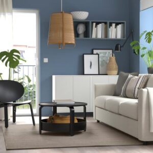 Rug flatwoven, in/outdoor, beige, 160x230 cm (5 ' 3 "x7 ' 7 ")