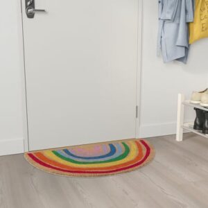 Door mat, indoor, rainbow, 50x90 cm (1 ' 8 "x2 ' 11 ")