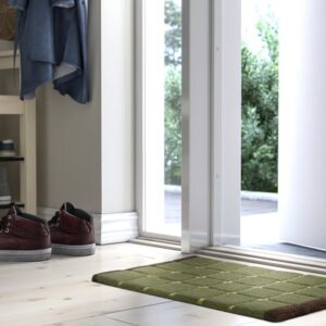 Door mat, indoor, green, 40x60 cm (1 ' 4 "x2 ' 0 ")