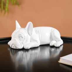 White Bulldog Showpiece