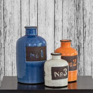 Numbers Game Decorative Vases