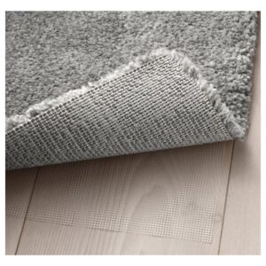 Rug, low pile, medium grey, 200x300 cm (6 ' 7 "x9 ' 10 ")