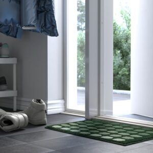 Door mat, dark green, 40x60 cm (1 ' 4 "x2 ' 0 ")