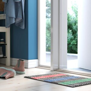 Door mat, multicolour/stripe, 40x60 cm (1 ' 4 "x2 ' 0 ")