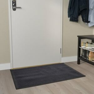 Door mat, indoor, dark grey, 60x90 cm (2 ' 0 "x2 ' 11 ")